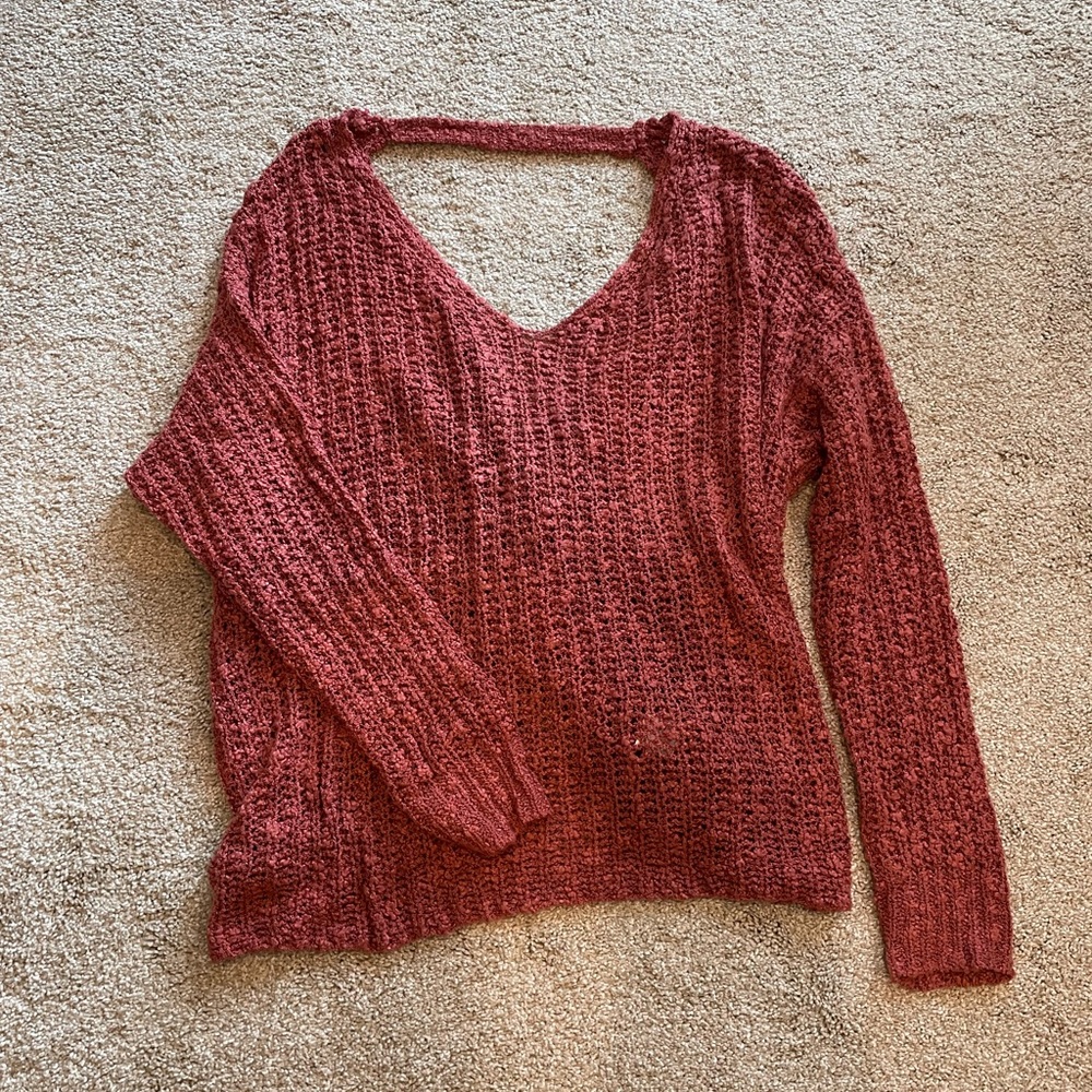 Open Back Sweater - Picture 2 of 2